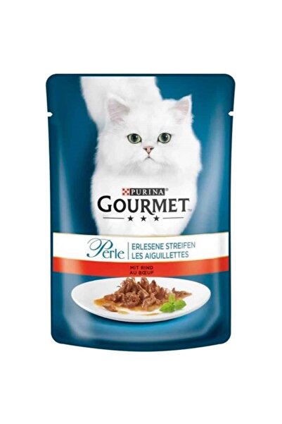 Gourmet Purina Perle Izgara Sığır Etli Kedi Konservesi 85 gr