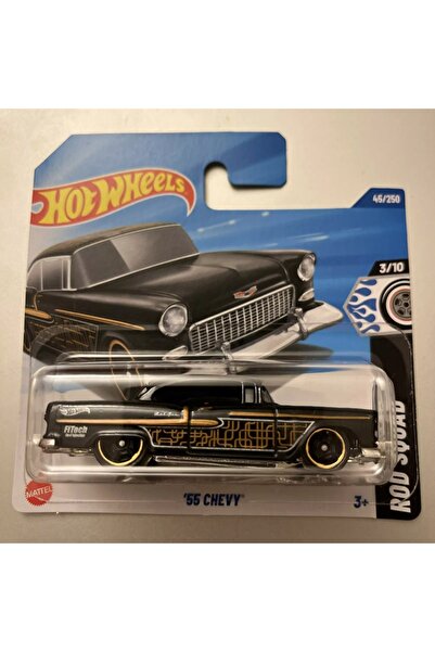 HOT WHEELS 2025 Tekli Araba '55 Chevy Siyah 3/10