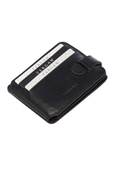 Tergan Black Leather Men's Wallet - S1Ce 00001658 -B06