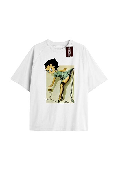 TIMESWASTINGIRL Tricou Betty Boop Y2k