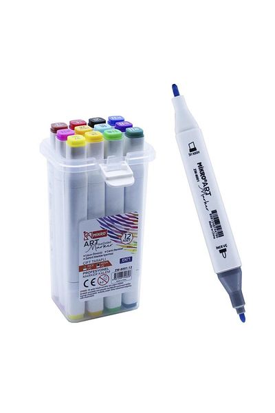 Mikro Professional 12 Li Art Marker Pen Set