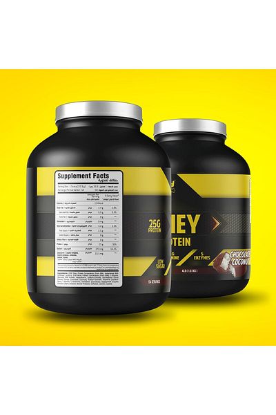 Body Builder 100% Whey Protein, Chocolate Coconut, 4 LB