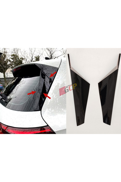 GCP German Car Parts GOLF 8 Uyumlu Arka Cam Yan Spoiler Rüzgarlık - Golf Mk8 ...