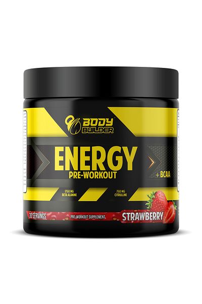 Body Builder إنرجي أنترينمان Öncesi Artı BCAA، تشيليك، 30