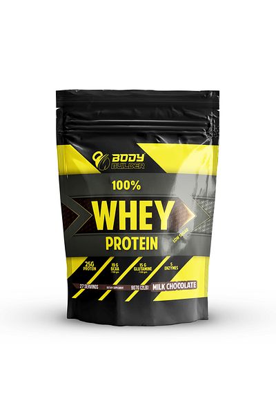 Body Builder Whey Protein, Milk Chocolate, 2 LB