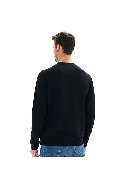 Columbia Hanorac negru pentru exterior pentru bărbați Basic Crew Cs0204-010