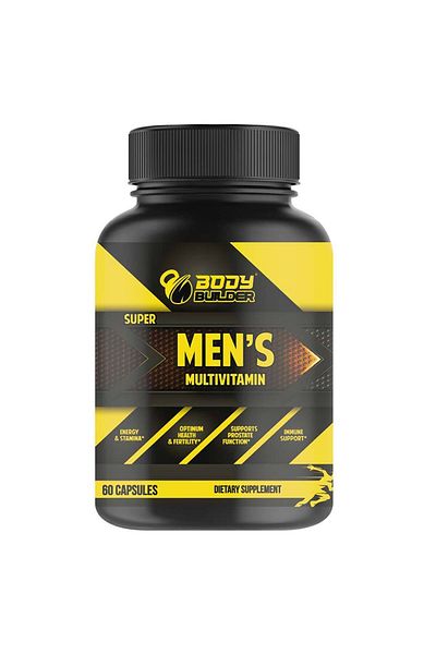 Body Builder Super Men's Multivitamin, 60 Capsules