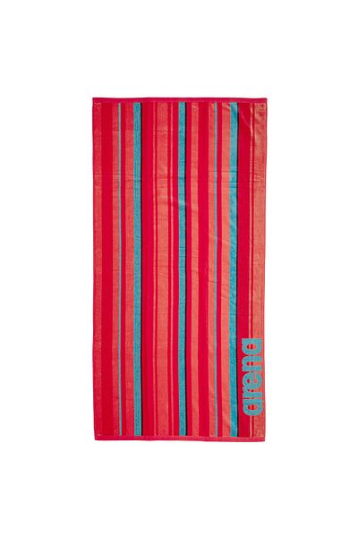 ARENA Beach Towel Multistripes II Unisex Kırmızı Antrenman Havlu 007302200