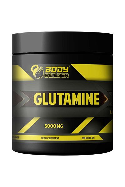 Body Builder Glutamine, 60, Unflavored