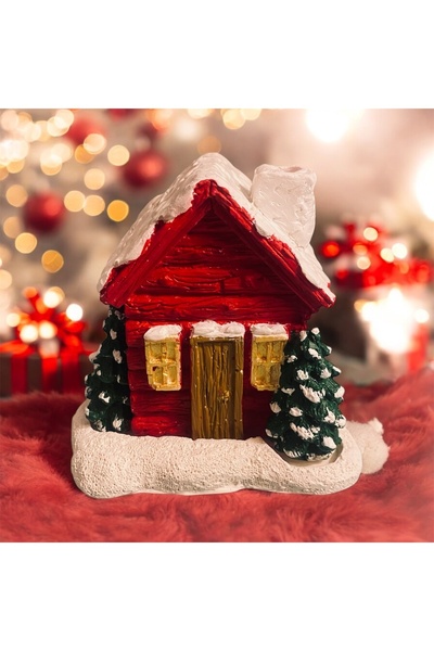 Great Fast El Yapımı  Noel Evi Geri Akış Tütsülük Yılbaşı Hediye Dekoratif Ev