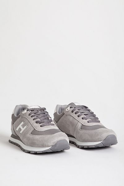 Hammer Jack Ανδρικά αθλητικά παπούτσια Comfort Sneaker Real Leather Hj Peru 19250m Ciment/λευκό