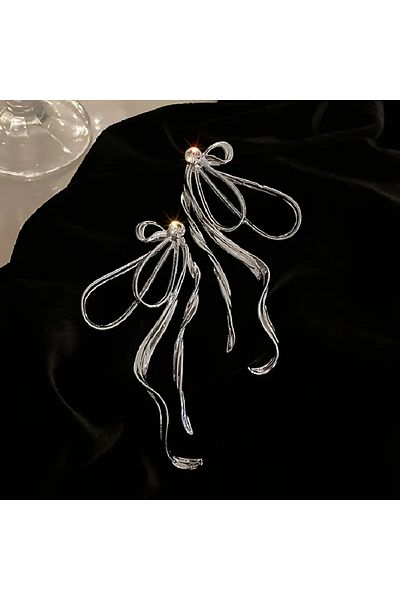 Fashionjewelery Jewelled Bow Earrings