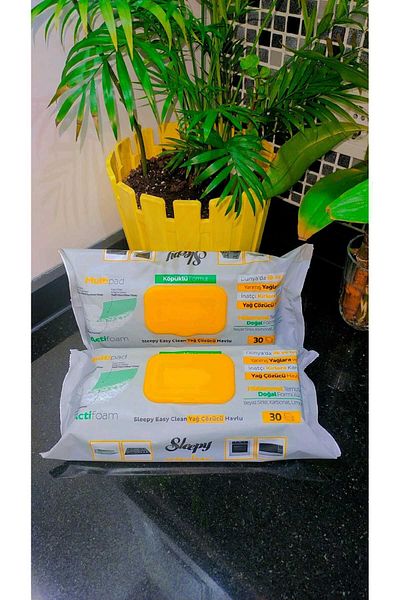 Sleepy Easy Clean 2 Pieces 60 Sheets Foaming Degreasing Towel