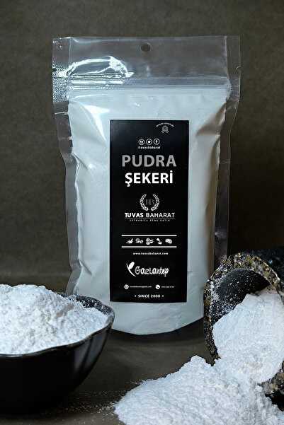 TUVAS BAHARAT Doğal Pudra Şekeri 1kg – İnce Öğütülmüş, Pürüzsüz