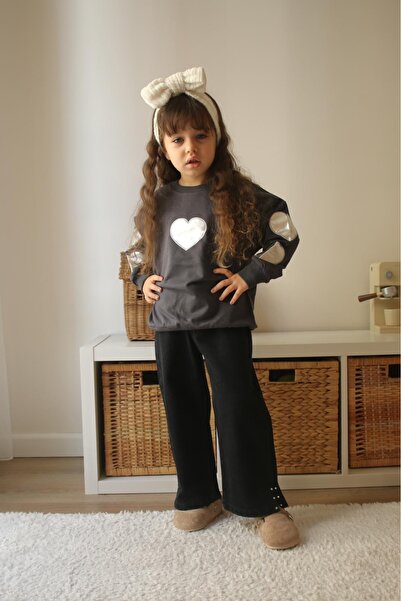 öykümgaleria Devojčin set: Sezonsko Zvonaste nogavice farmerke, gornji i donj...