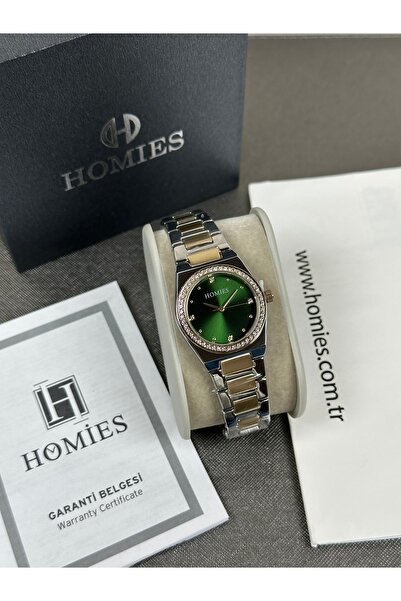 Homies KADIN KOL SAATİ TAŞLI KASA BAGET TAŞLI KORDON 2 YIL GARANTİLİ
