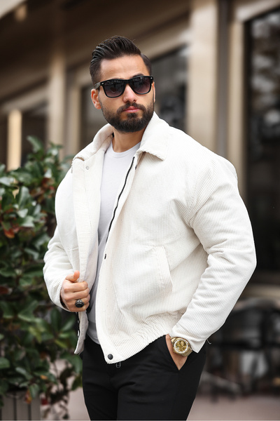 LOES MOMENT Yeni Sezon Erkek Kadife Oversize Vintage Ceket