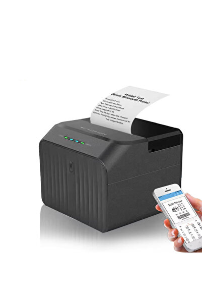 - ZP58D 58 mm Mini Masaüstü Termal Fiş Yazıcı Wifi + Bluetooth + USB