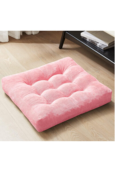 FABRİCAHOME Dekoratif Rual Yer Oturma & Paleti Minderi 55x55x10 cm Yoga Minde...