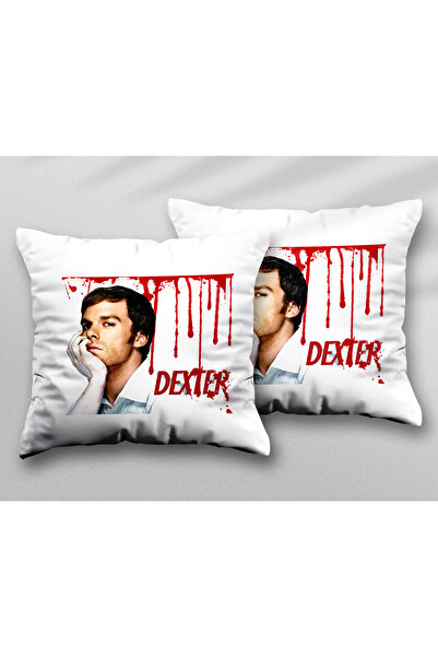 ART HEDİYE تصميم Dexter Blood قطعتين من غطاء وسادة قابل للغسل ومطبوع على الجا...