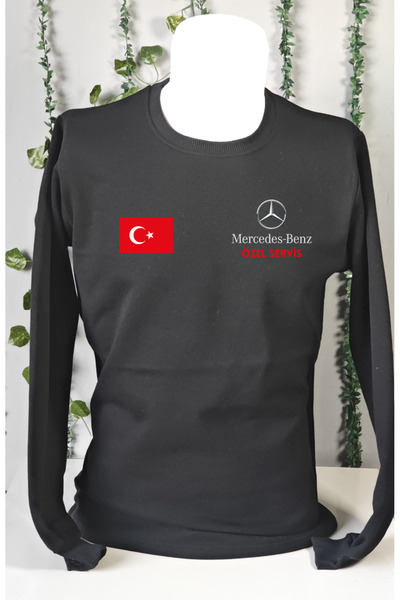 FROOY سويت شيرت مطبوع بخدمة خاصة من مرسيدس