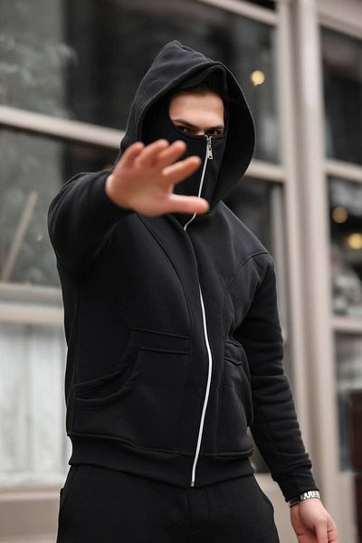 NewCabin Μπουφάν New Season Unisex Ninja με φερμουάρ 3 νημάτων