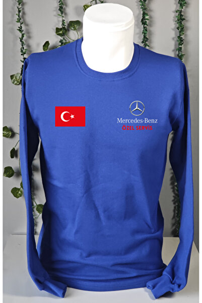 FROOY سويت شيرت مطبوع بخدمة خاصة من مرسيدس