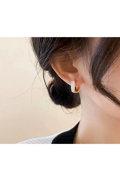 KÜP AKSESUAR Pearl Earring - Square Vintage Pearl Earring