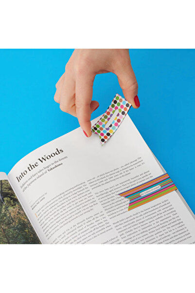 Thinking Gifts Linemarker 2-Piece Magnet Bookmark - Ribbons