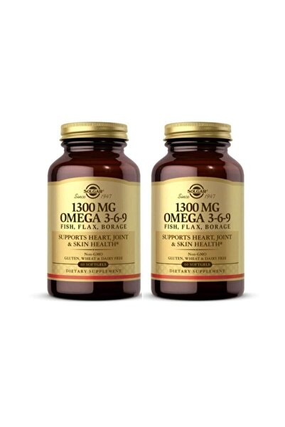 Solgar Efa 1300 Mg Omega 3-6-9 60 Softgel 2 Adet