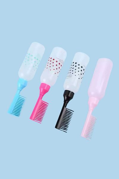 Buffer ®   Hair Coloring Practice Brush Scalloped Hair Coloring Applicator