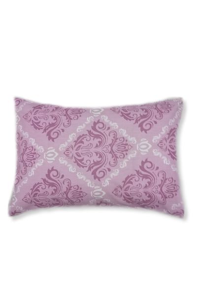 selma tekstil Purple Patterned Decorative 50/70 Pillowcases [Cotton] 2 Pieces
