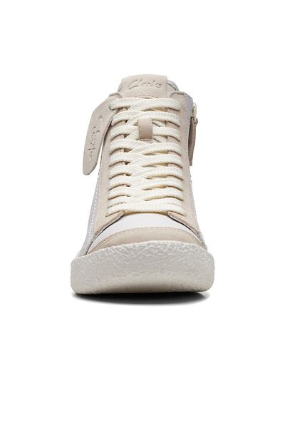 CLARKS CraftCup Rise Off White Combi CASUAL WOMEN SHOES