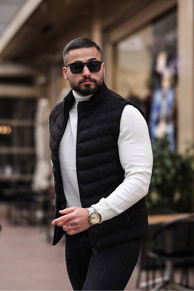 LOES MOMENT New Season Men's Suede Vest