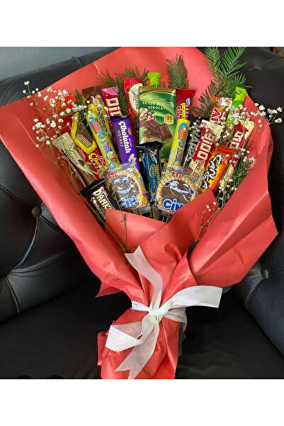 Fox Çiçek çikolata buket hediye sevgiliye özel gün premium full dolu paket