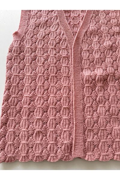 PİLEKİ BABY Hand Knitted Woolen Vest, Handmade, Dowry Bundle Wedding Engagement Mother's Day Gift Women's Vest