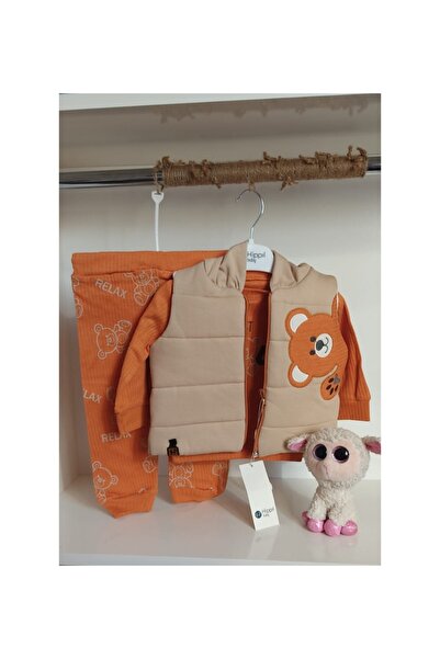 Hippıl Baby Erkek Bebek 3'lü Takım