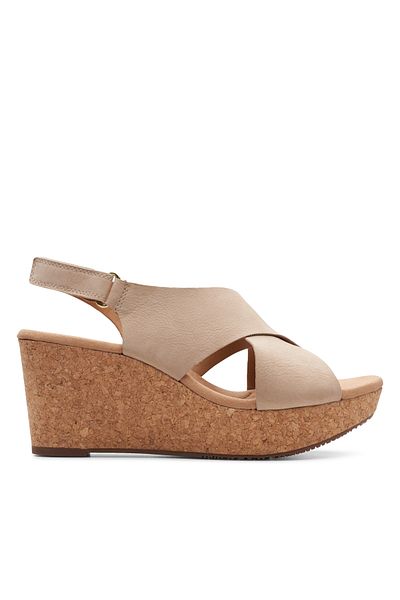 CLARKS Annadel Eirwyn Sand Nubuck CASUAL WOMEN SANDALS