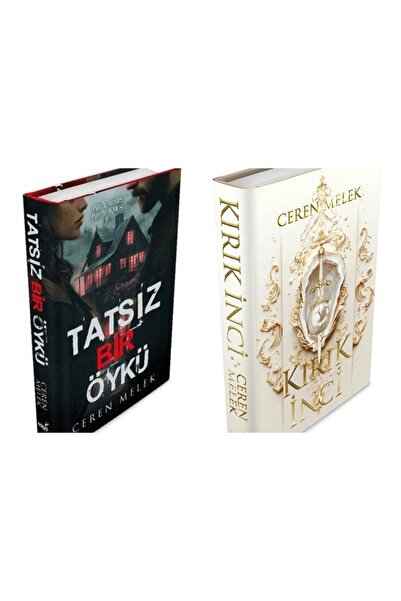 İndigo Kitap CEREN MELEK 2 KİTAP CİLTLİ SERİ Tatsız Bir Öykü - Ciltli Kırık İnci (Ciltli)
