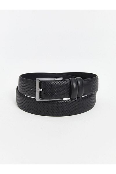 LC Waikiki LCW ACCESSORIES Ανδρική ζώνη δερμάτινη εμφάνιση