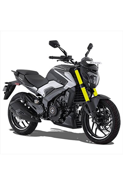 Motiker Bajaj Dominar 250-400 Amortisör Neon Sarı (Yeşil) Kaplama Sticker Eti...