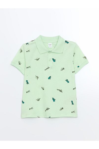 LC Waikiki Αγόρι μπλουζάκι με στάμπα LCW Kids Polo Neck