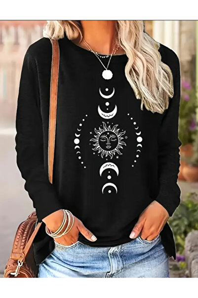 Marco Fresco Unisex Zodiac Sign Printed Sweatshirt