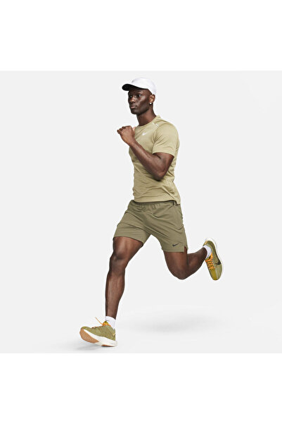 Nike Dri-Fit Flex Rep 4.0 7'' Unlined Athletic Training Yeşil Erkek Şort