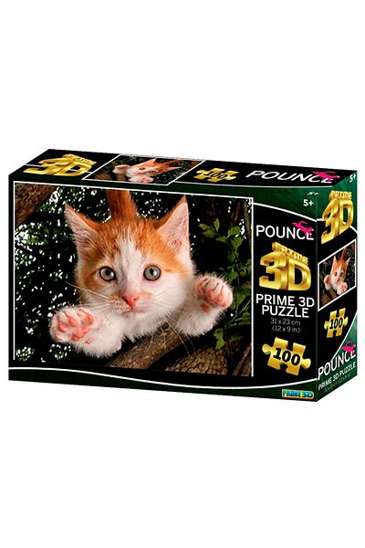 Prime 3D 20524 Model Cat's Paw Puzzle - 100 Pieces