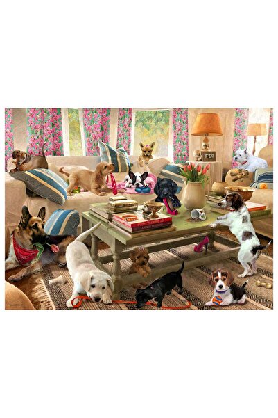 Genel Markalar Giordano Köpekler Oturma Odasında Puzzle 300 Parça 12235