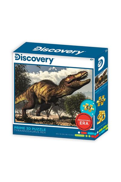 Prime 3D Discovery Tyrannosaurus Rex Puzzle 63 Pieces 20925
