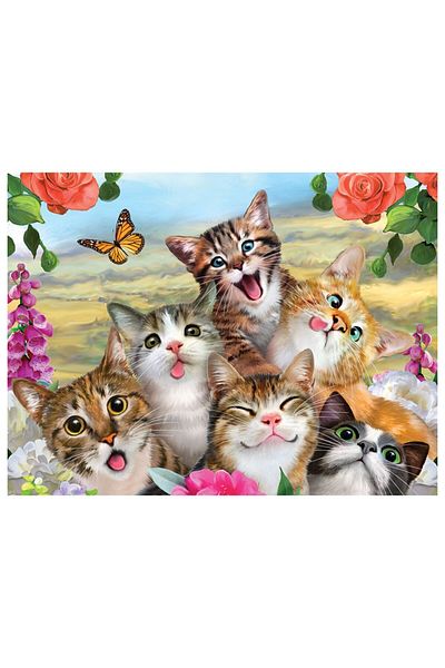 Prime 3D Cats Selfie Puzzle 48 Pieces 10553