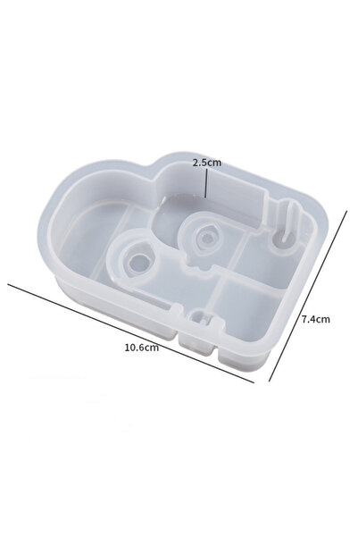 HOBİFLEX Epoksi̇ Reçi̇ne Si̇li̇kon Kalip İthal Çi̇ft Yüz Fi̇gür Mum Taş Tozu...