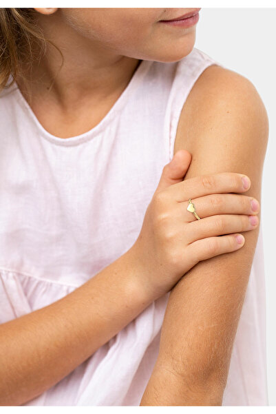 ELLI Prsteň Children's Heart Love Symbol Jednoducho nastaviteľný zo striebra 925